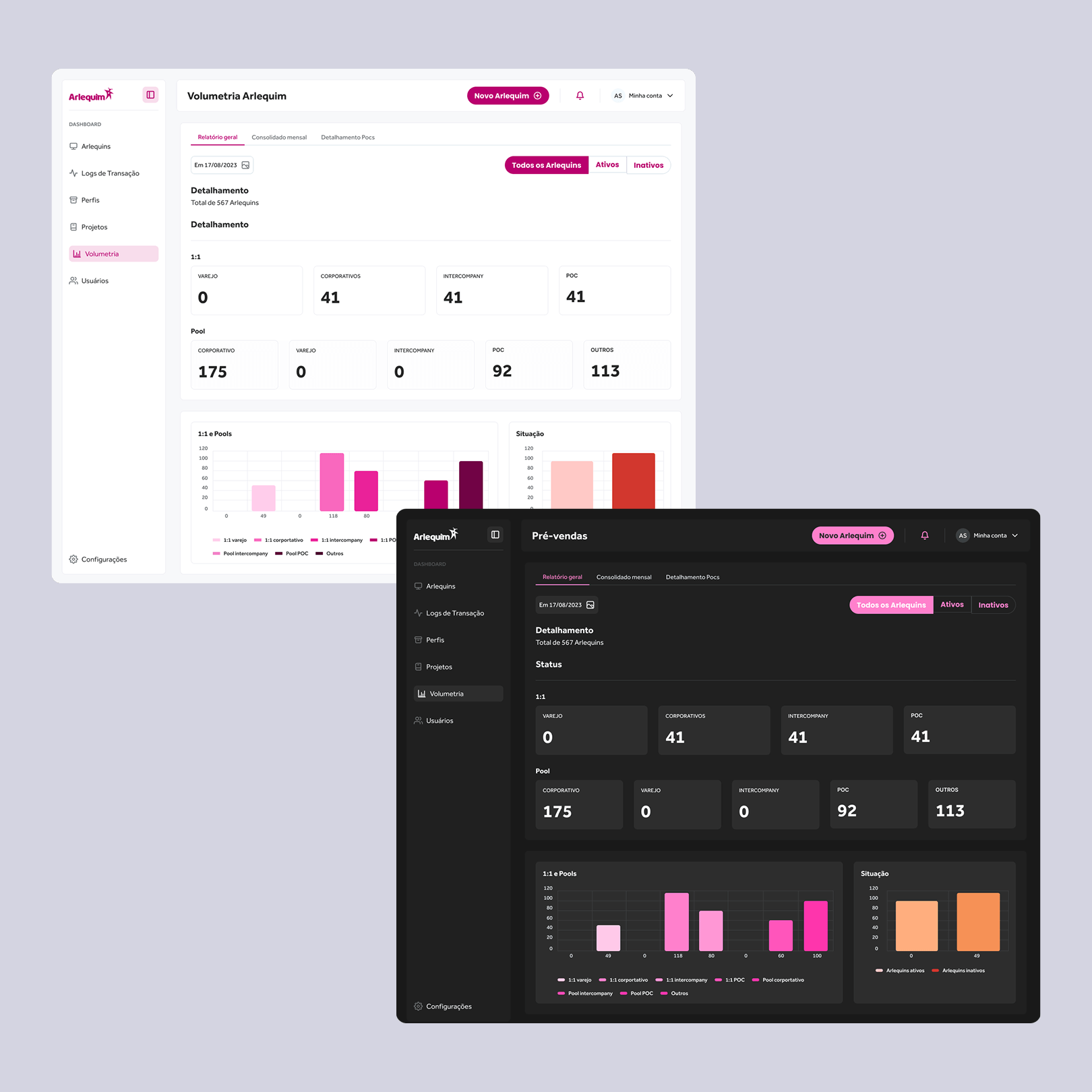 Galeria - Case Arlequim